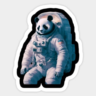 Astronaut Panda Sticker